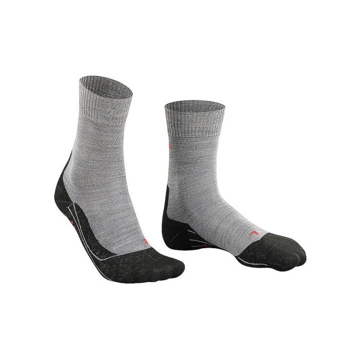 FALKE Damen Trekking Socken TK5 Light Grey grau | 35/36
