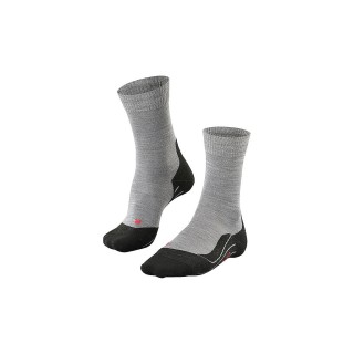 FALKE Herren Trekking Socken TK5 Light Grey  grau | 44-45