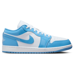 Jordan 1 Low Herren Schuhe - Weiß - Größe: 44 - Leder - Foot Locker