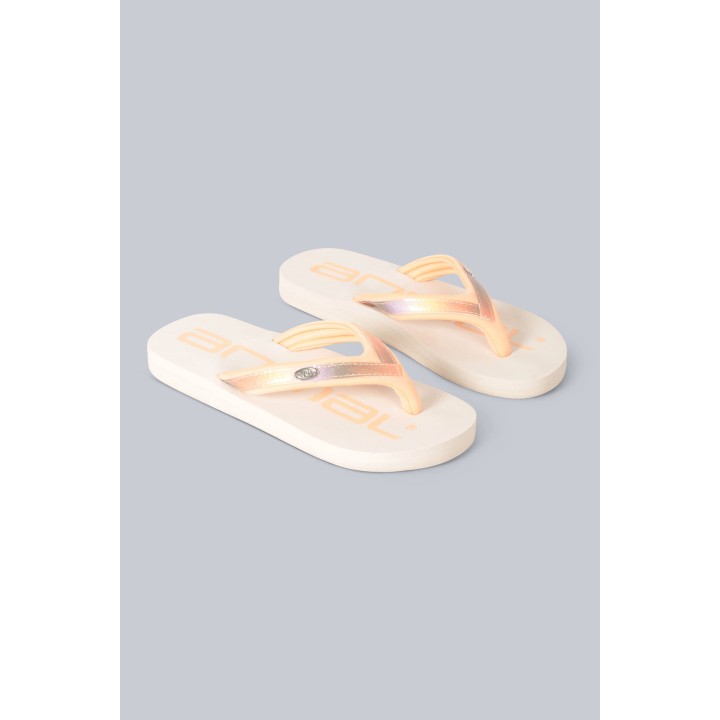 Swish Logo Kinder Flip-Flops - Cremefarben