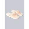 Swish Logo Kinder Flip-Flops - Cremefarben