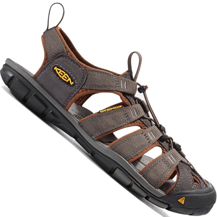 Keen Clearwater CNX M Herren-Sandale Raven/Tortoise Shell