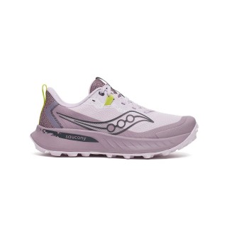 Saucony Peregrine 15 Lila Grün SS25 Damenschuhe, Größe 38 - EUR
