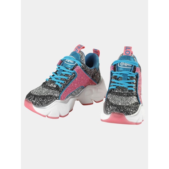 Buffalo Binary Glam Vegan Glitter Sneaker