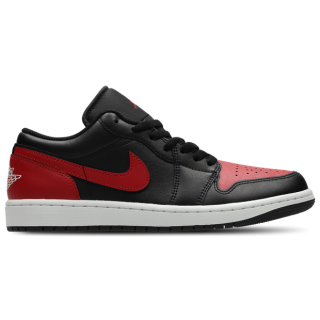 Jordan Aj1 Low Herren Schuhe - Schwarz - Größe: 42.5 - Leder - Foot Locker