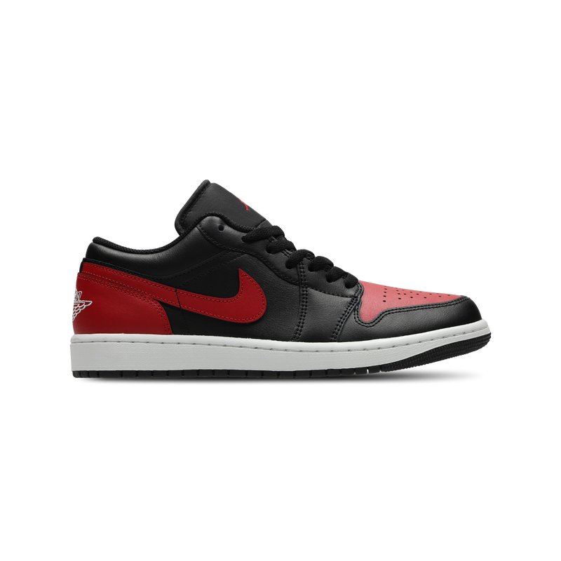 Jordan Aj1 Low Herren Schuhe - Schwarz - Größe: 42.5 - Leder - Foot Locker