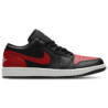 Jordan Aj1 Low Herren Schuhe - Schwarz - Größe: 42.5 - Leder - Foot Locker