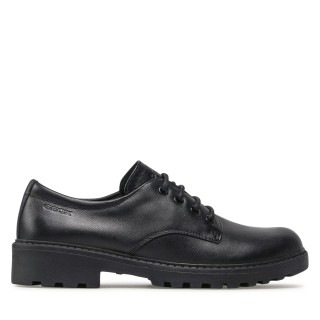 Oxford Schuhe Geox J Casey G. C J0420C 00043 C9999 S Schwarz