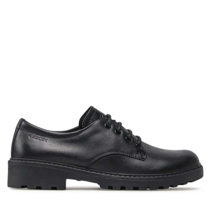 Oxford Schuhe Geox J Casey G. C J0420C 00043 C9999 S Schwarz