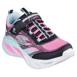 Skechers Sneaker "COSMIC GLOW LIGHTS", Klettschuh mit Glitzer, Größenschablone zum Download
