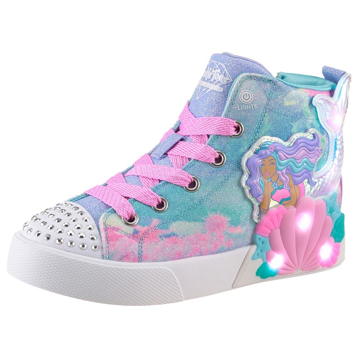 Skechers Sneaker "TWINKLE MAGIC LIGHTS", Blink,-Schnürboots,Reißver.,Glitzer, Größenschablone zum Download