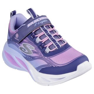 Skechers Sneaker "COSMIC GLOW LIGHTS", Klettschuh mit Glitzer, Größenschablone zum Download