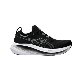 Asics Gel-Nimbus 26 Extra Wide Schuhe Schwarz Grau SS25, Größe 42 - EUR