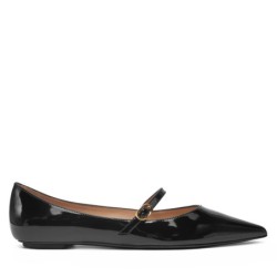 Halbschuhe Stuart Weitzman Emilia Mary Jane Fla SH288 Schwarz