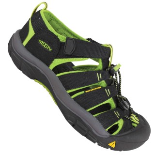 Keen Newport H2 Kleinkind Sandale (Black/Lime Green)