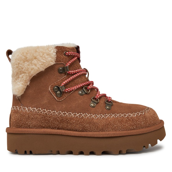Schneeschuhe Ugg W Classic Alpine Lace Up 1158271 Braun