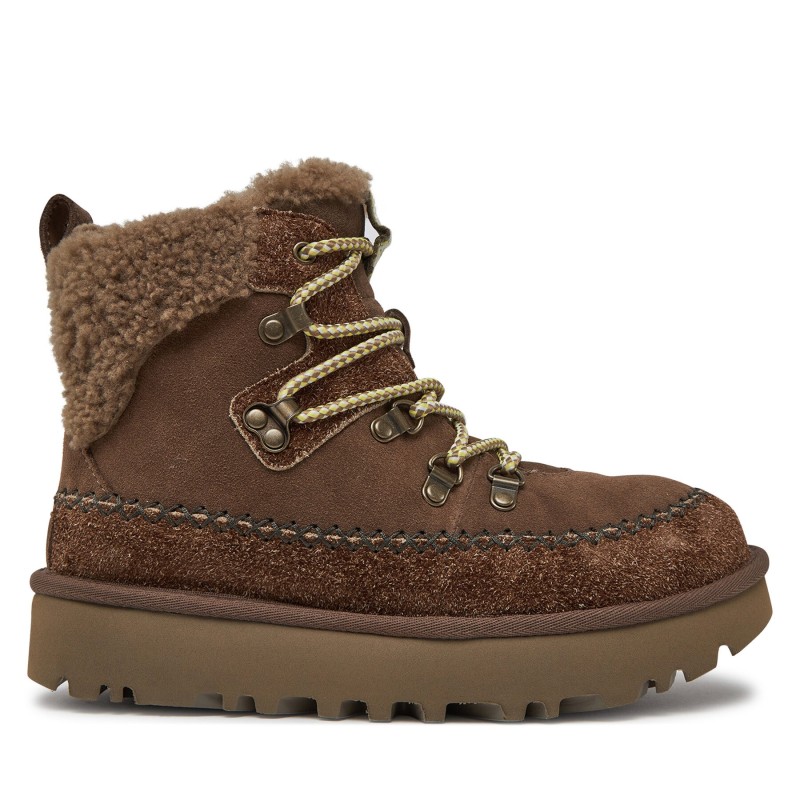 Schneeschuhe Ugg W Classic Alpine Lace Up 1158271 Braun