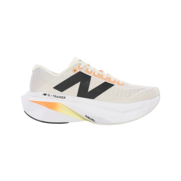 New Balance FuelCell SuperComp Trainer v3 Weiß Beige SS25 Damenschuhe, Größe 37,5 - EUR
