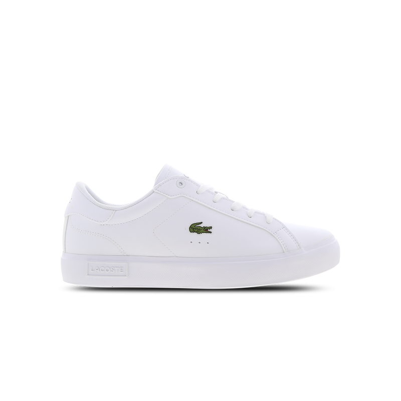 Lacoste Powercourt Unisex Schuhe - Weiß - Größe: 35.5 - Leder - Foot Locker