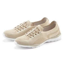 LASCANA Sneaker, Slipper, Halbschuh, zum Reinschlüpfen, leichtes Meshmaterial VEGAN