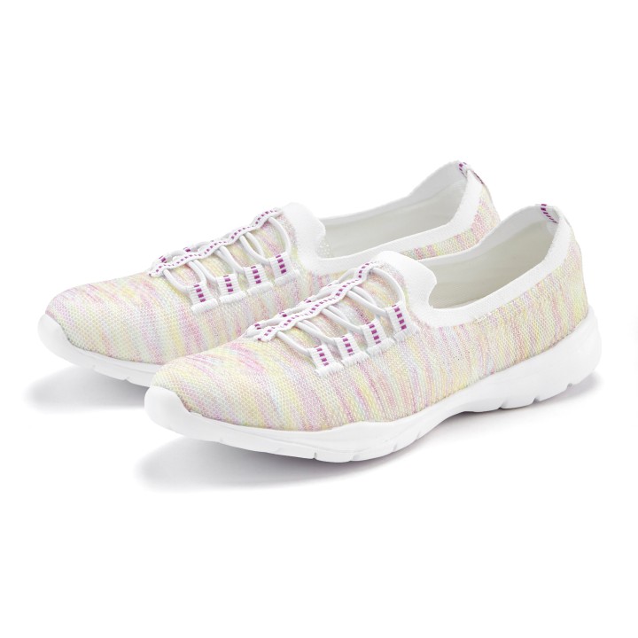 LASCANA Sneaker, Slipper, Halbschuh, zum Reinschlüpfen, leichtes Meshmaterial VEGAN