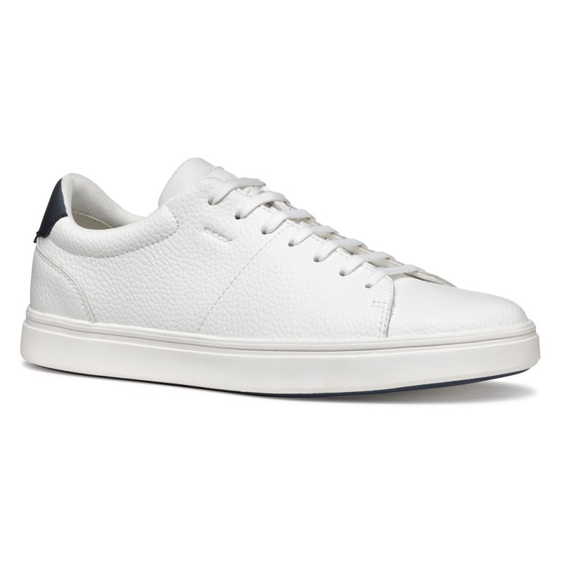 Geox Sneaker "U BALTMOORE", Retro Sneaker, Schnürschuh mit farblich abgesetzter Ferse