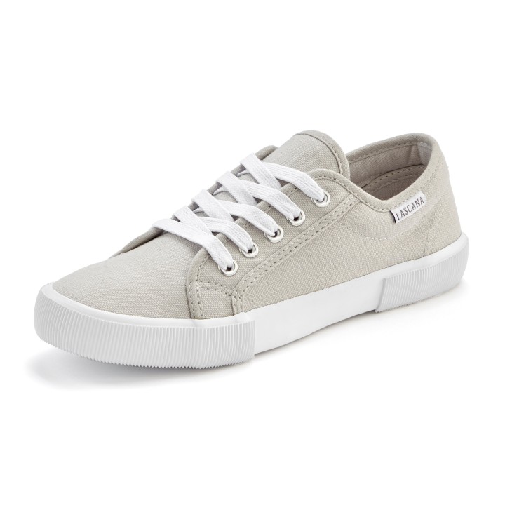 LASCANA Sneaker, aus Textil, Schnürhalbschuh, Freizeitschuh