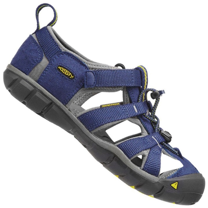 Keen Children Seacamp II CNX Kinder-Sandalen Blue Depths/Gargoyle