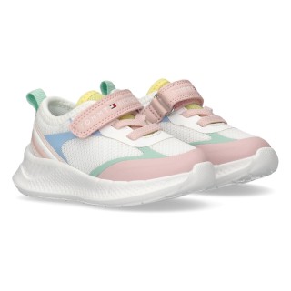 Tommy Hilfiger Sneaker, Slip-On Sneaker mit Gummizug und Klettriegel