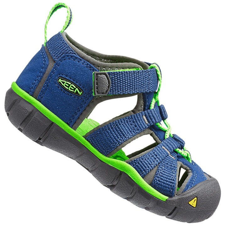 Keen Seacamp II CNX Junior Sandale True Blue Jasmine Green