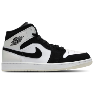 Jordan 1 Mid Herren Schuhe - Weiß - Größe: 40 - Leder - Foot Locker
