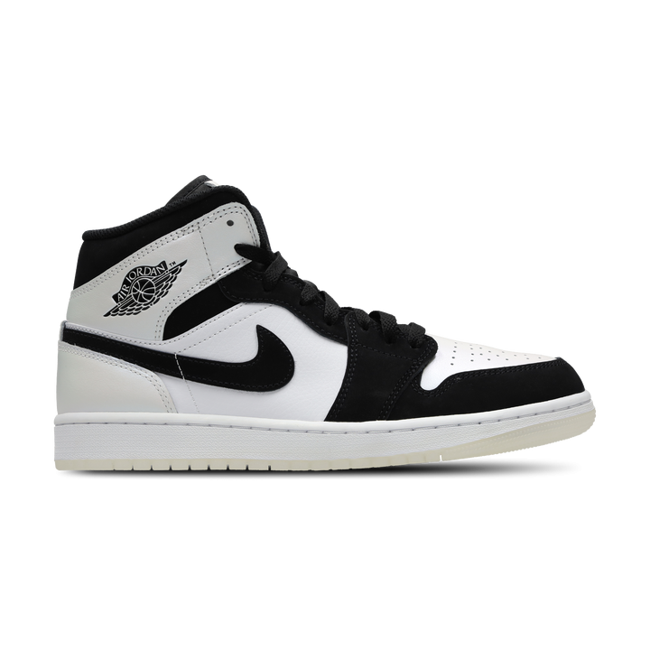 Jordan 1 Mid Herren Schuhe - Weiß - Größe: 40 - Leder - Foot Locker