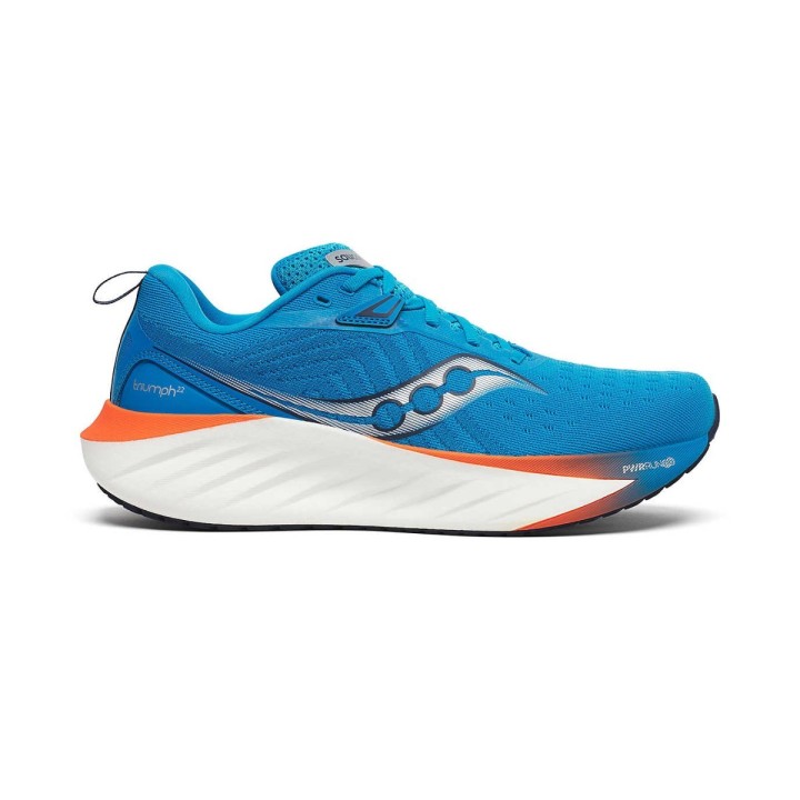 Saucony Triumph 22 Blau Orange  Schuhe, Größe 42 - EUR