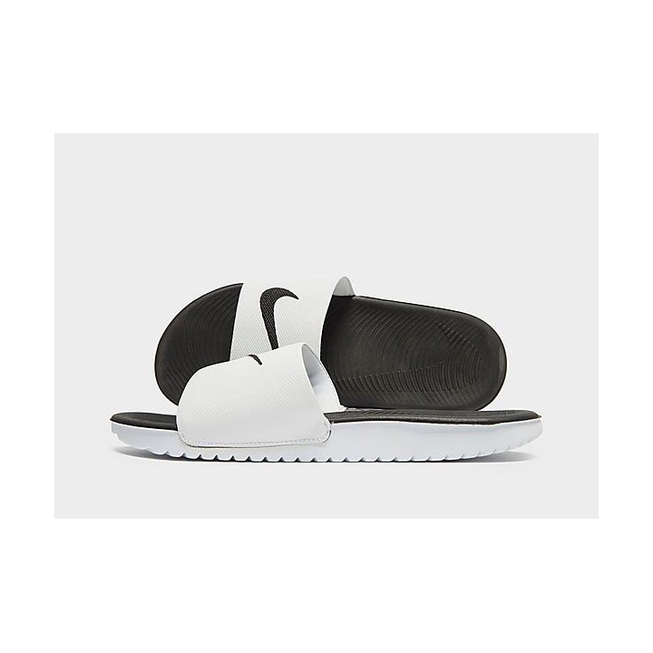 Nike Kawa Slipper Kleinkinder - White, White