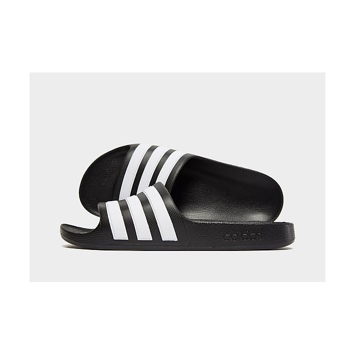 adidas Adilette Aqua Slides - Black, Black