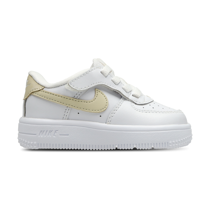 Nike Air Force Unisex Schuhe - Weiß - Größe: 18.5 - Leder - Foot Locker