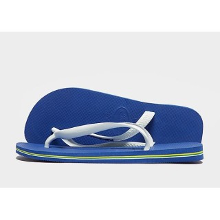 Havaianas Brazil Logo Flip-Flops - Marine Blue - Mens, Marine Blue