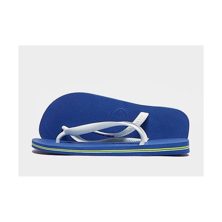 Havaianas Brazil Logo Flip-Flops - Marine Blue - Mens, Marine Blue