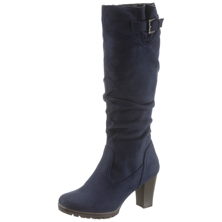 Aniston SHOES Stiefel, mit Raffungen am slouchy Schaft - NEUE KOLLEKTION