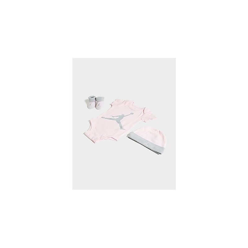 Jordan 3 Piece Jumpman Set Baby - Pink - Kids, Pink