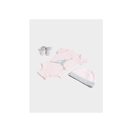 Jordan 3 Piece Jumpman Set Baby - Pink - Kids, Pink