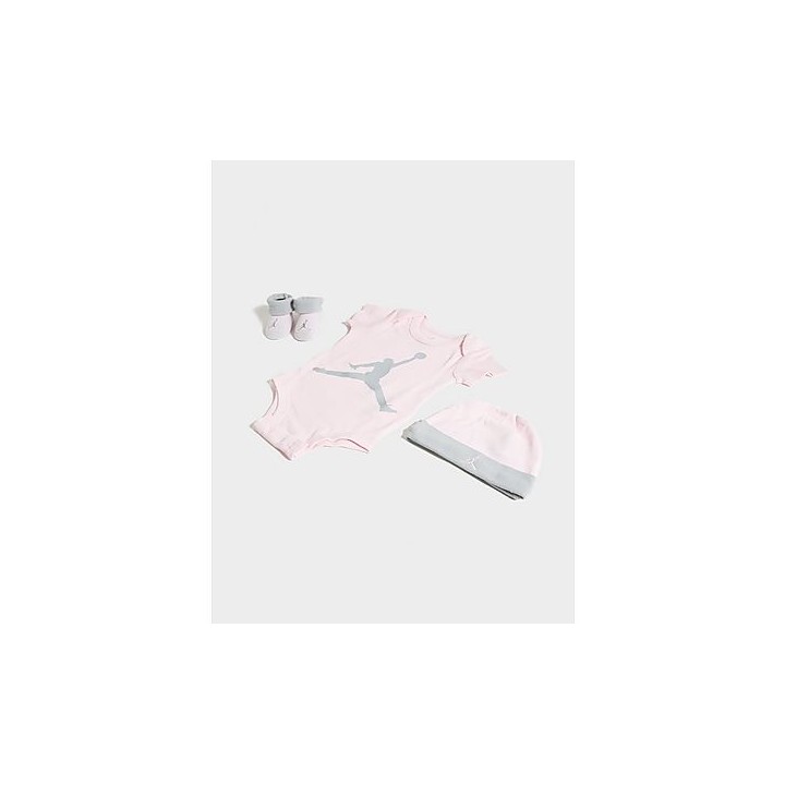 Jordan 3 Piece Jumpman Set Baby - Pink - Kids, Pink