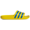 Adidas adilette Damen Flip-Flops und Sandalen - Gelb - Größe: 38 - Netz/Synthetik - Foot Locker