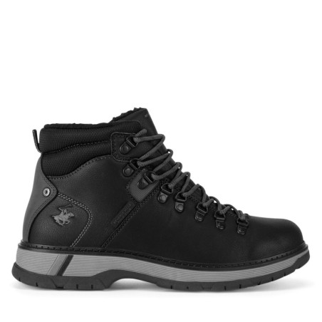 Schnürschuhe Beverly Hills Polo Club 23AB514 Schwarz