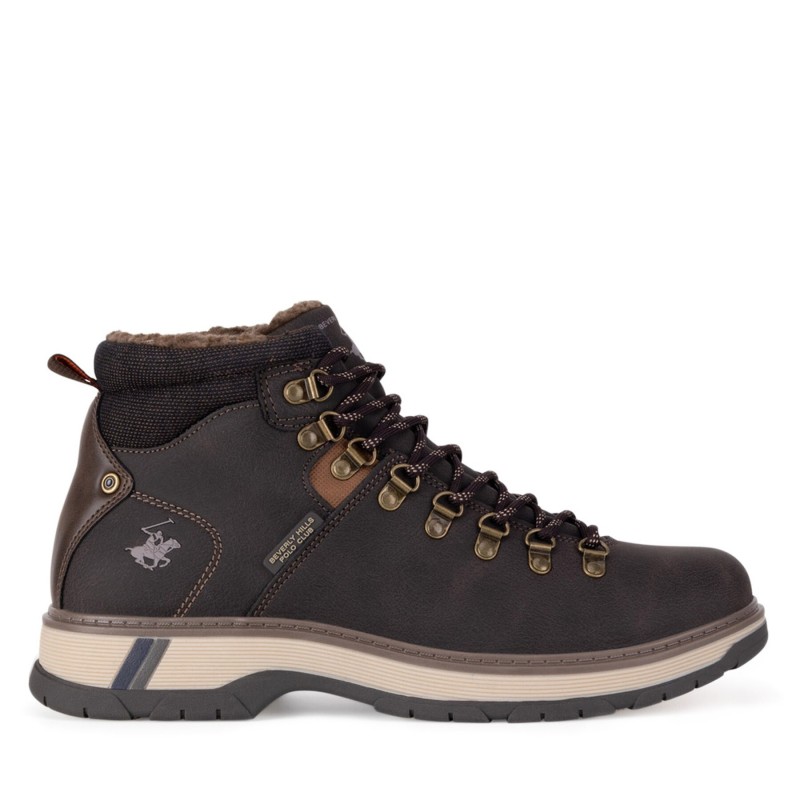 Schnürschuhe Beverly Hills Polo Club 23AB514 Braun
