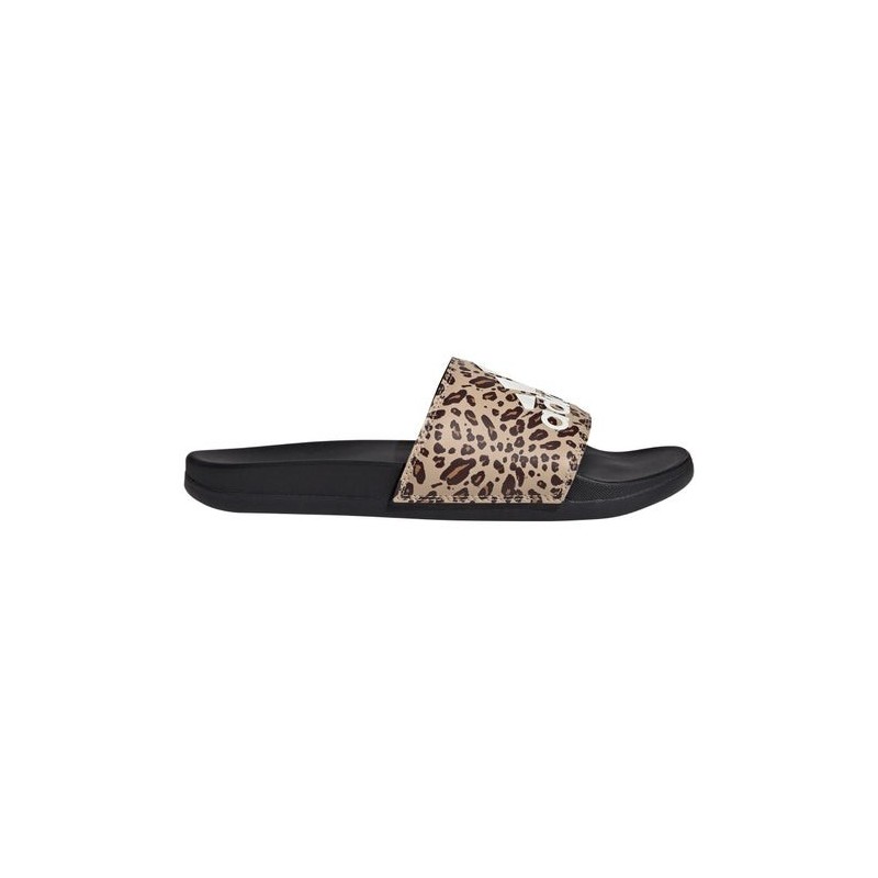 Adidas adilette Damen Flip-Flops und Sandalen - Schwarz - Größe: 38 - Netz/Synthetik - Foot Locker