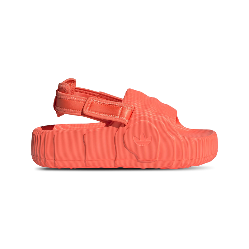 Adidas adilette Damen Flip-Flops und Sandalen - Orange - Größe: 36 2/3 - Netz/Synthetik - Foot Locker