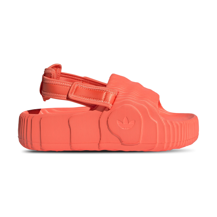 Adidas adilette Damen Flip-Flops und Sandalen - Orange - Größe: 36 2/3 - Netz/Synthetik - Foot Locker