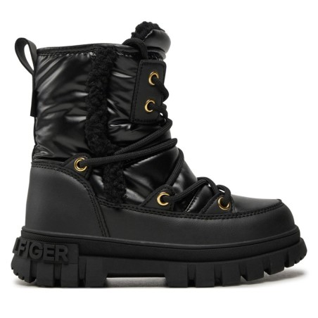 Schneeschuhe Tommy Hilfiger Fur Boot T3A5-33610-1695 M Schwarz