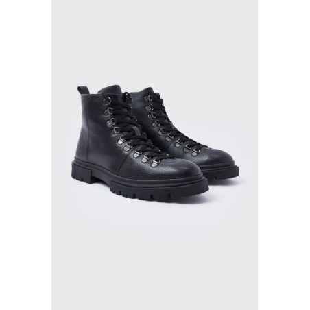 Klobige Wanderschuhe - Schwarz - 41, Schwarz
